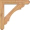 Ekena Millwork Olympic Craftsman Smooth Bracket w/ Offset Brace, Western Red Cedar, 5 1/2"W x 26"D x 26"H BKT0604X26X26OLY04SWR - alternate 4